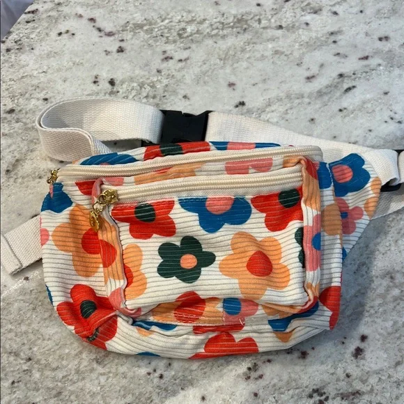 Floral Corduroy Women's Belt Bag/ Cross Body - Picture 1 of 1